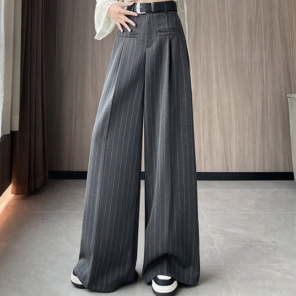 日本未入荷★Karen Millen ストライプワイドパンツ 日本未入荷☆Karen Millen ストライプワイドパンツ