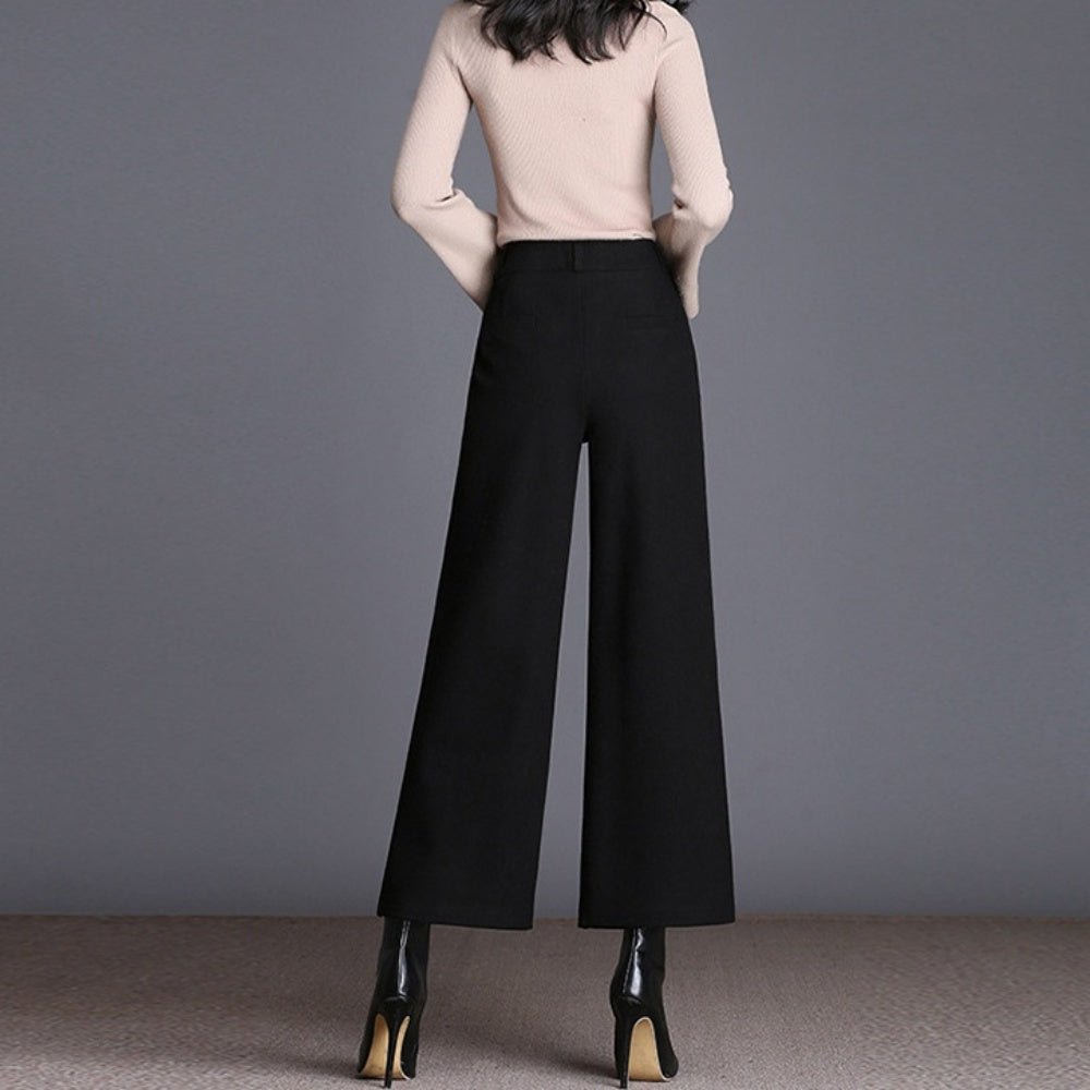 くるぶし丈ワイドパンツ｜オフィスカジュアル レディース 通販【ミレジェネ】