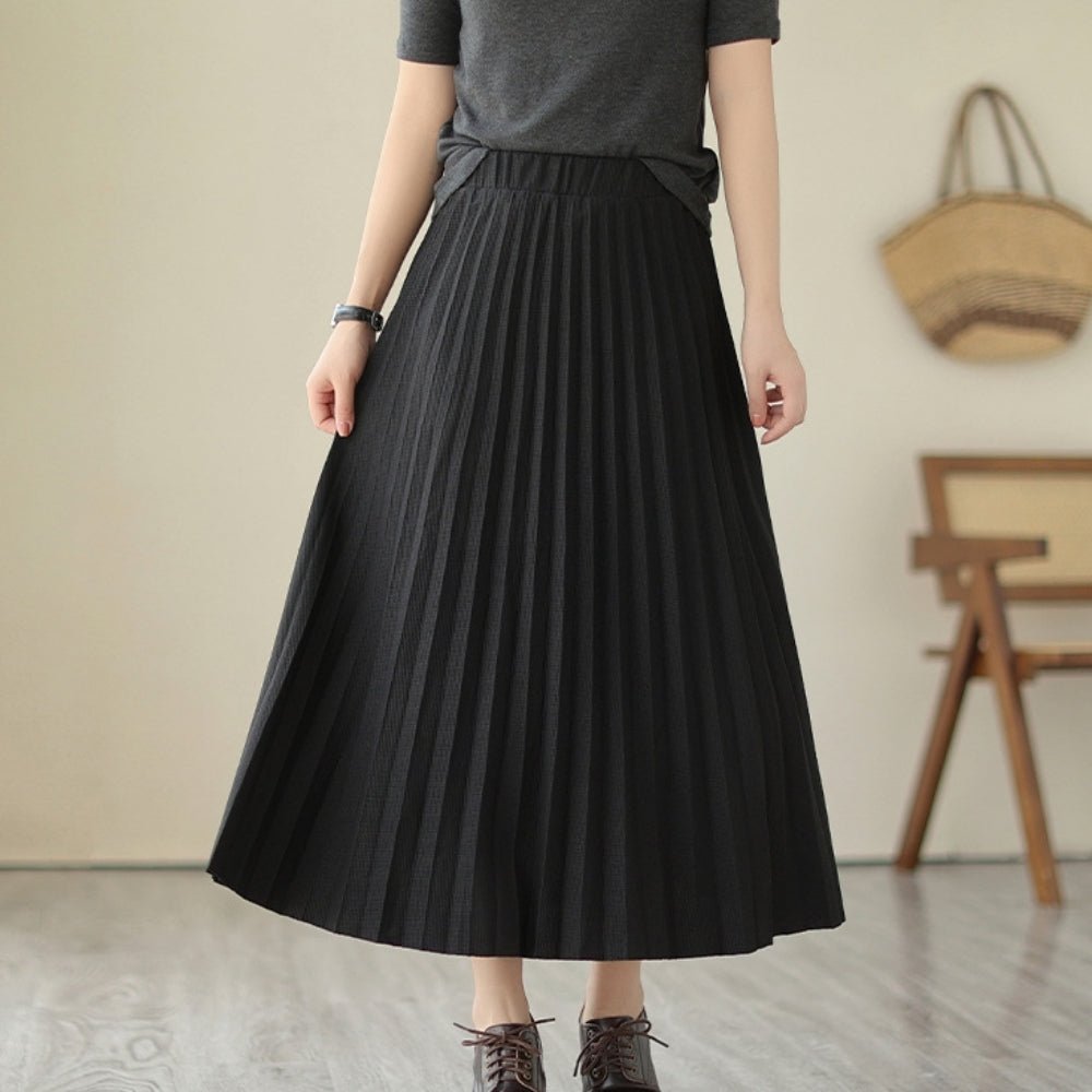 ロングプリーツスカート｜オフィスカジュアル レディース 通販【ミレジェネ】