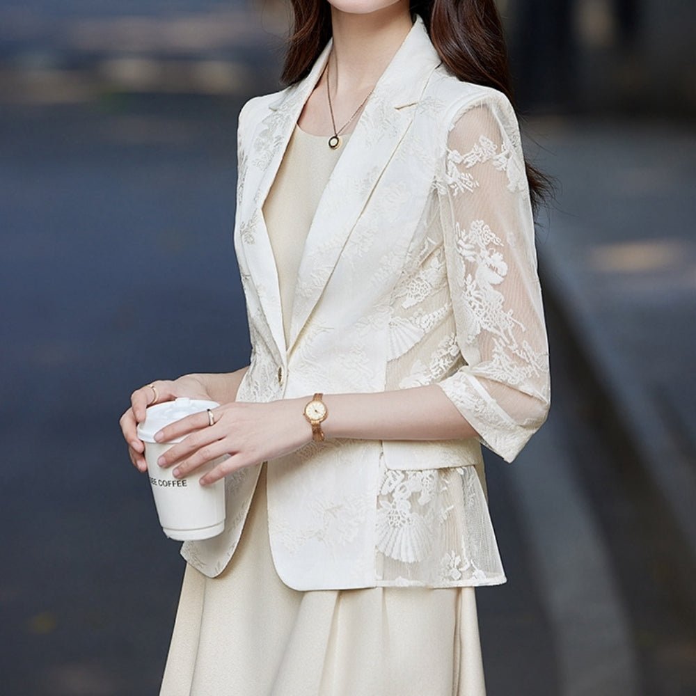 シアーレーステラージャケット｜オフィスカジュアル レディース 通販【ミレジェネ】