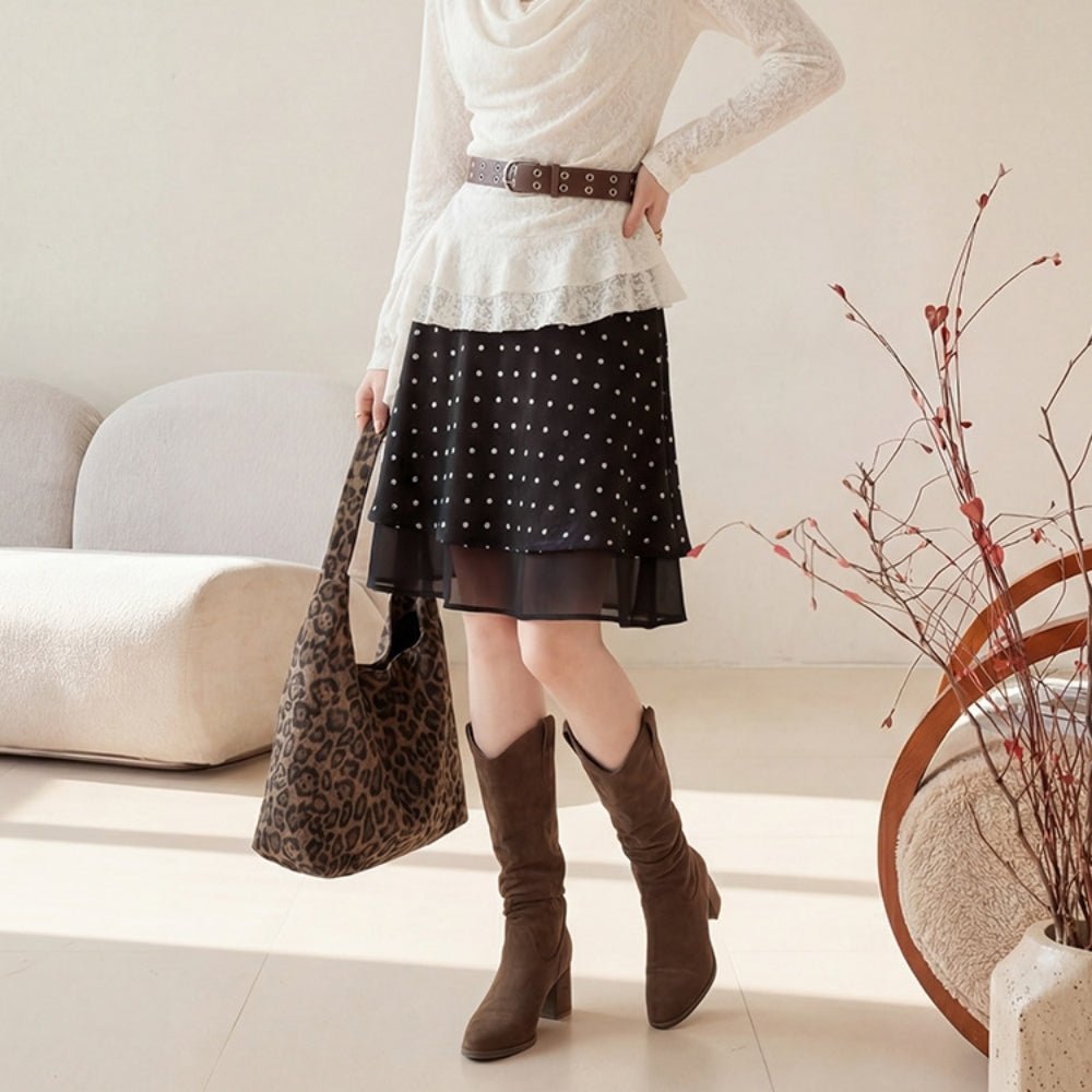 【通勤/きれいめ】サテン地フレアスカート [ミレジェネ]｜オフィスカジュアル レディース 通販【ミレジェネ】