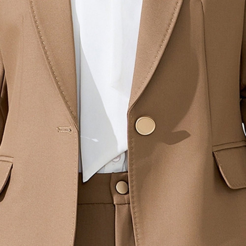 ストレートパンツ・ワンボタンジャケットセットアップ｜オフィスカジュアル レディース 通販【ミレジェネ】