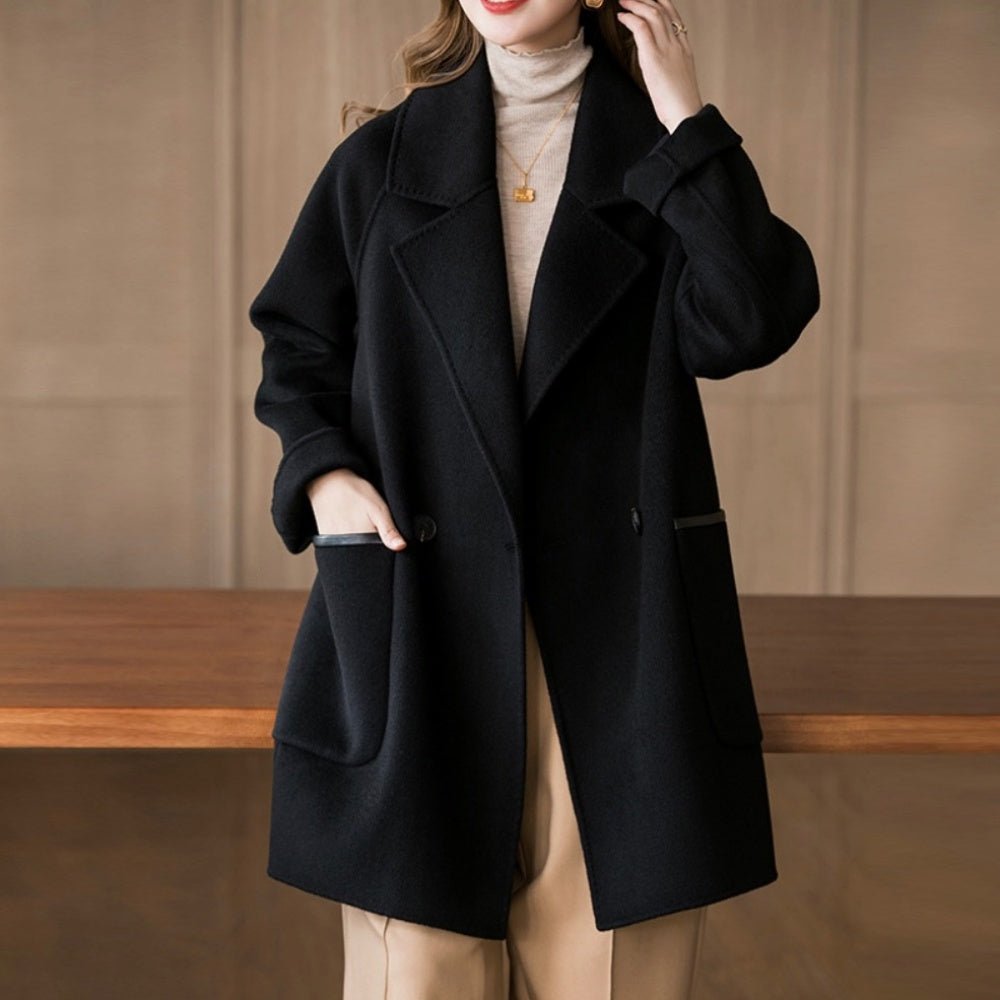 シェリエ sheller ビッグポケットコート　アウター pocket fur cocoon coat – shéller / シェリエ