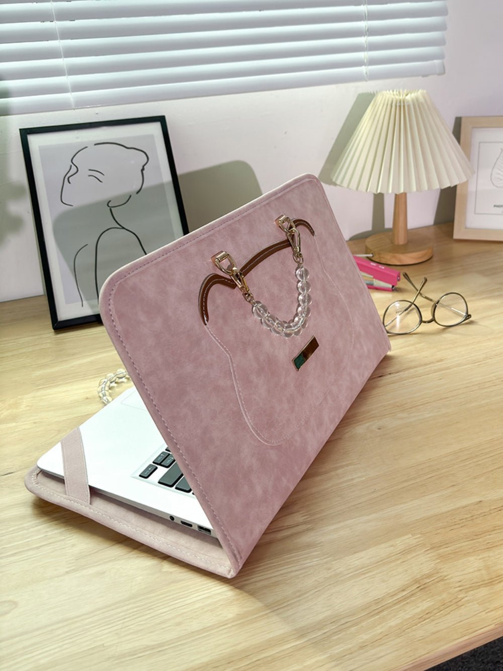 ベアモチーフパッチノートPCカバー｜オフィスカジュアル レディース 通販【ミレジェネ】