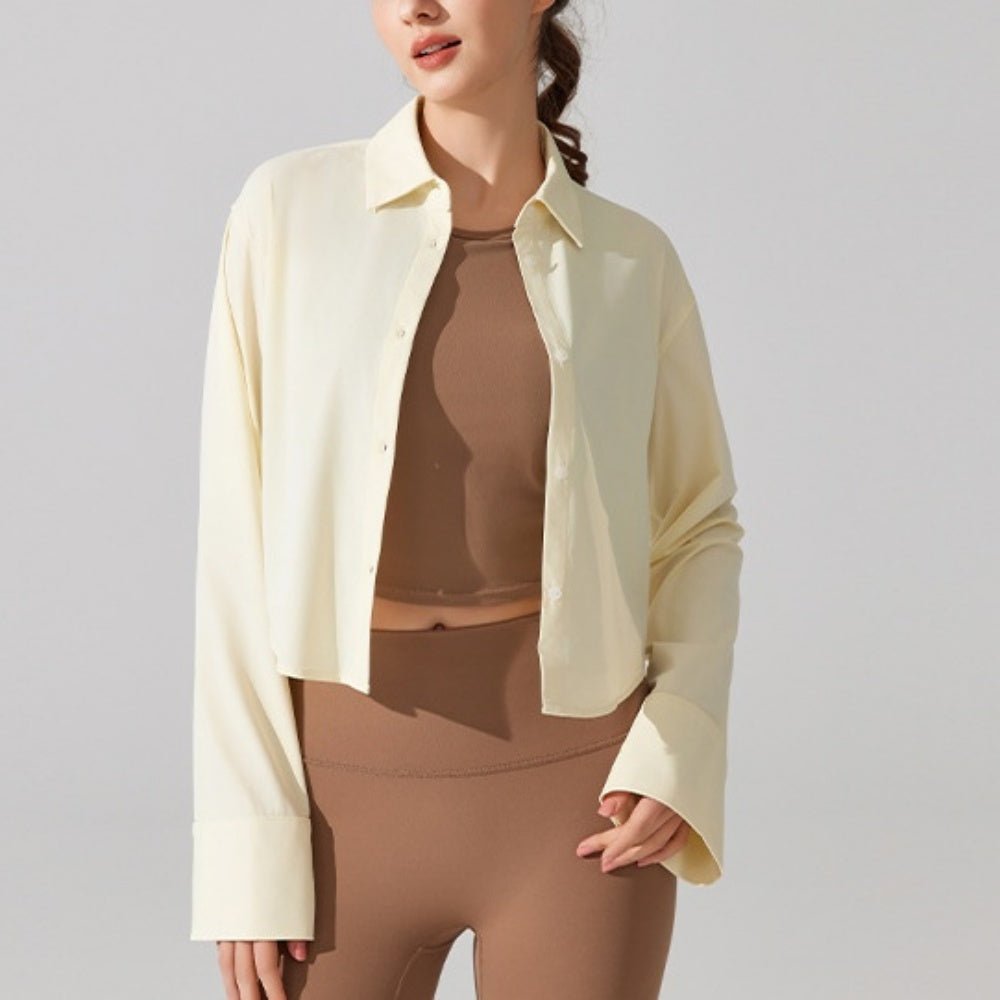 UVカットアクティブシャツブラウス｜オフィスカジュアル レディース 通販【ミレジェネ】
