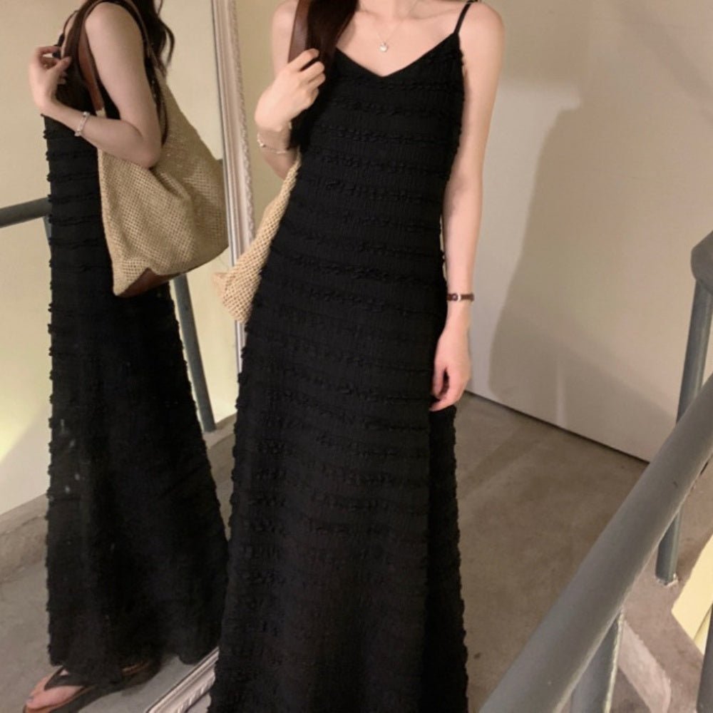 Vネックキャミソールワンピース｜オフィスカジュアル レディース 通販【ミレジェネ】