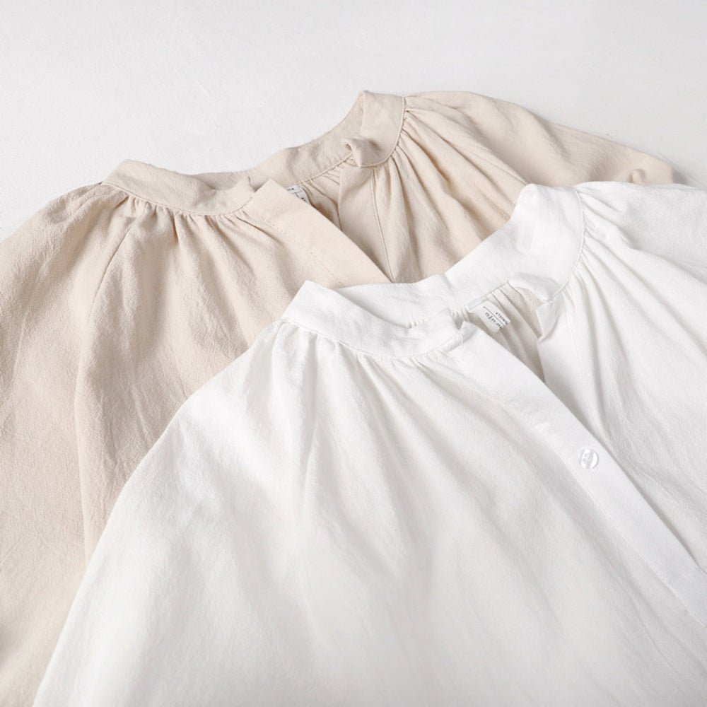 リネンVネックシャツワンピース｜オフィスカジュアル レディース 通販【ミレジェネ】