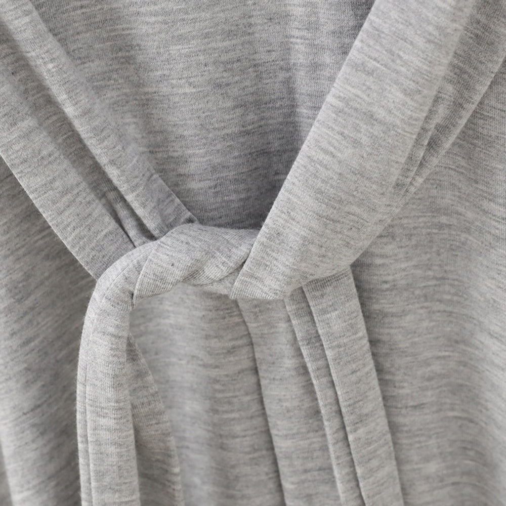 Vネックウエストリボンワンピース｜オフィスカジュアル レディース 通販【ミレジェネ】