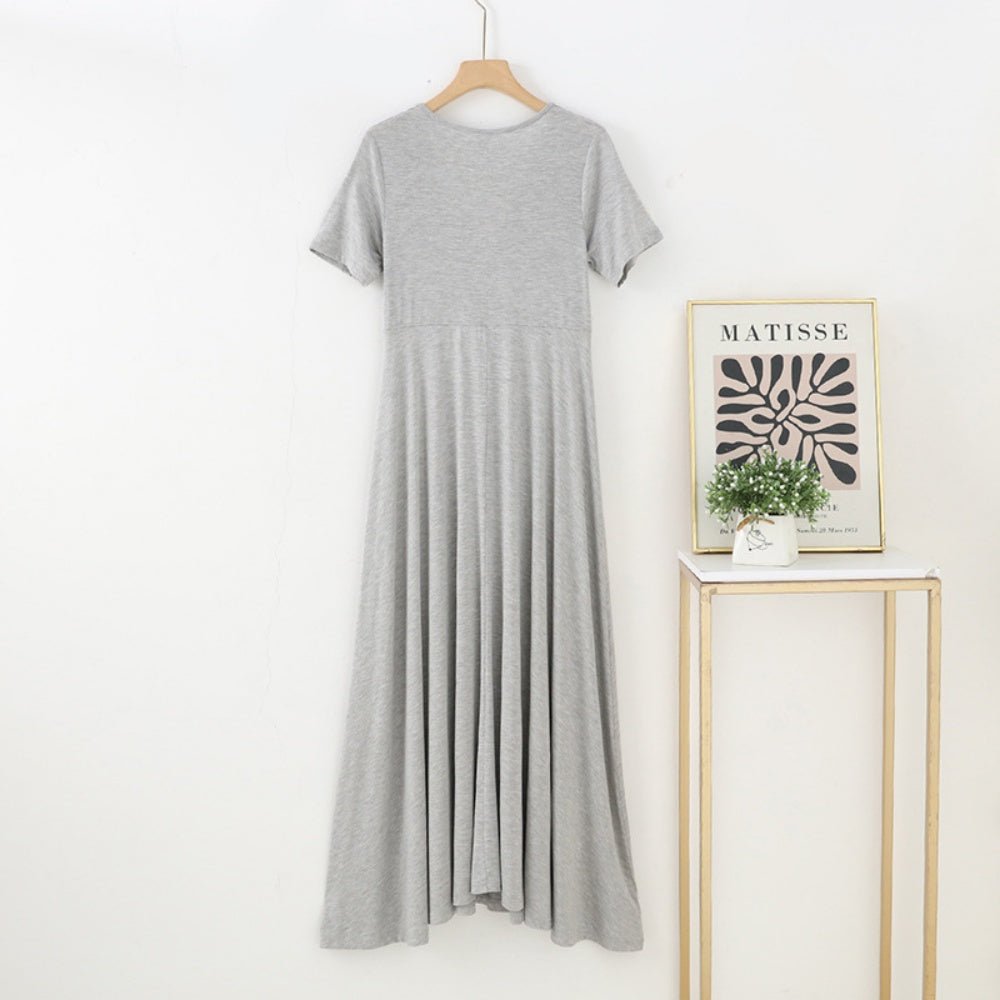 Vネックウエストリボンワンピース｜オフィスカジュアル レディース 通販【ミレジェネ】