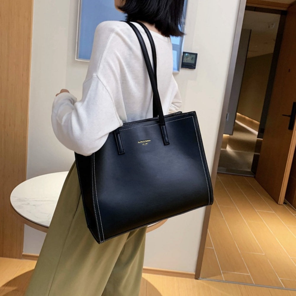大容量スクエアトートバッグ
