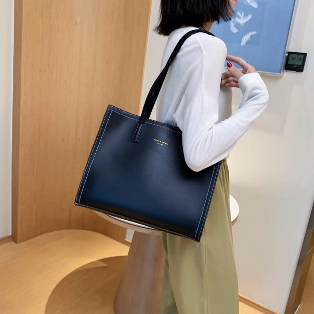 大容量スクエアトートバッグ
