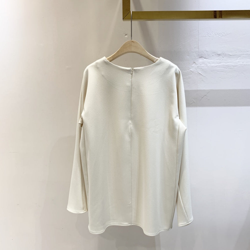 シンプルデザインタックパンツセットアップ