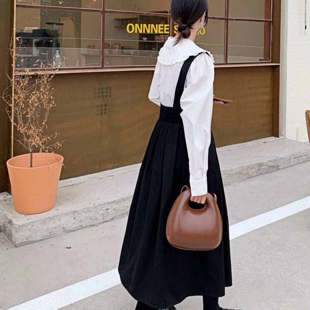 Aライントレンチジャンパースカート