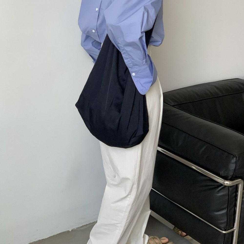 コットンテーパードパンツ