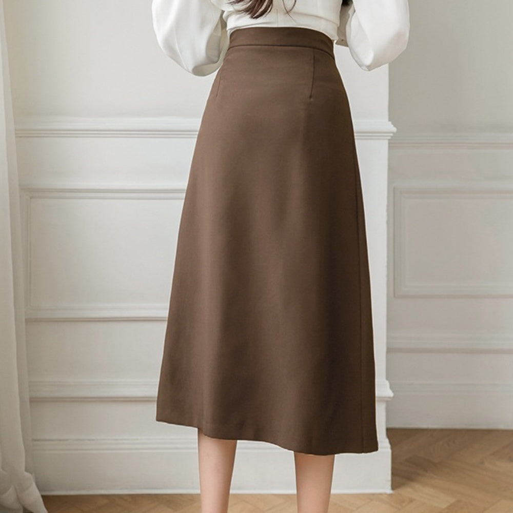 ダブルクロスラップ風スカート セール】 ◇ダブルクロスラップ風スカート （スカート）｜PINKY