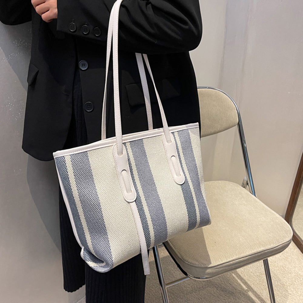 マルチストライプトートバッグ