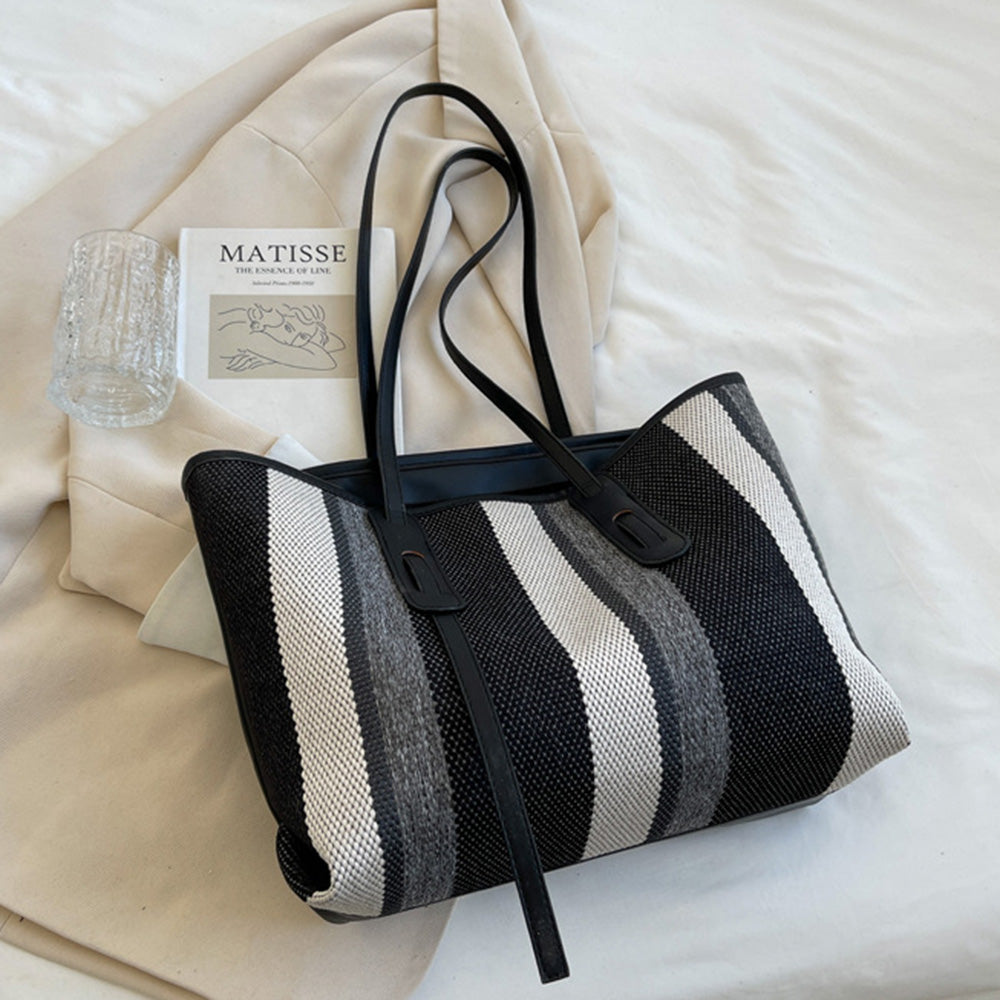 マルチストライプトートバッグ