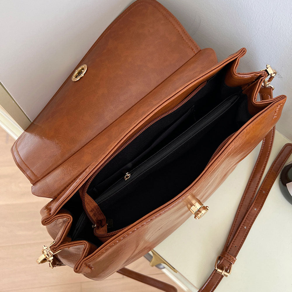 丸金具2wayショルダーバッグ