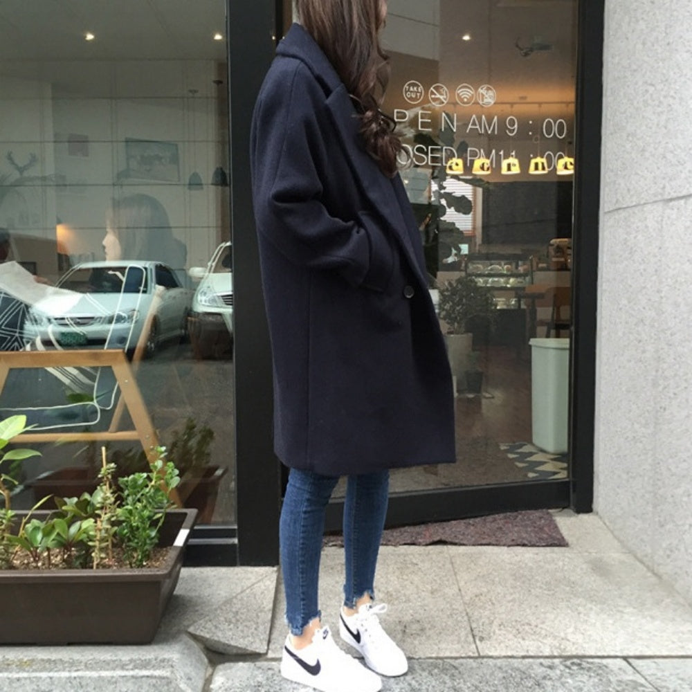ハーフ丈チェスターコート