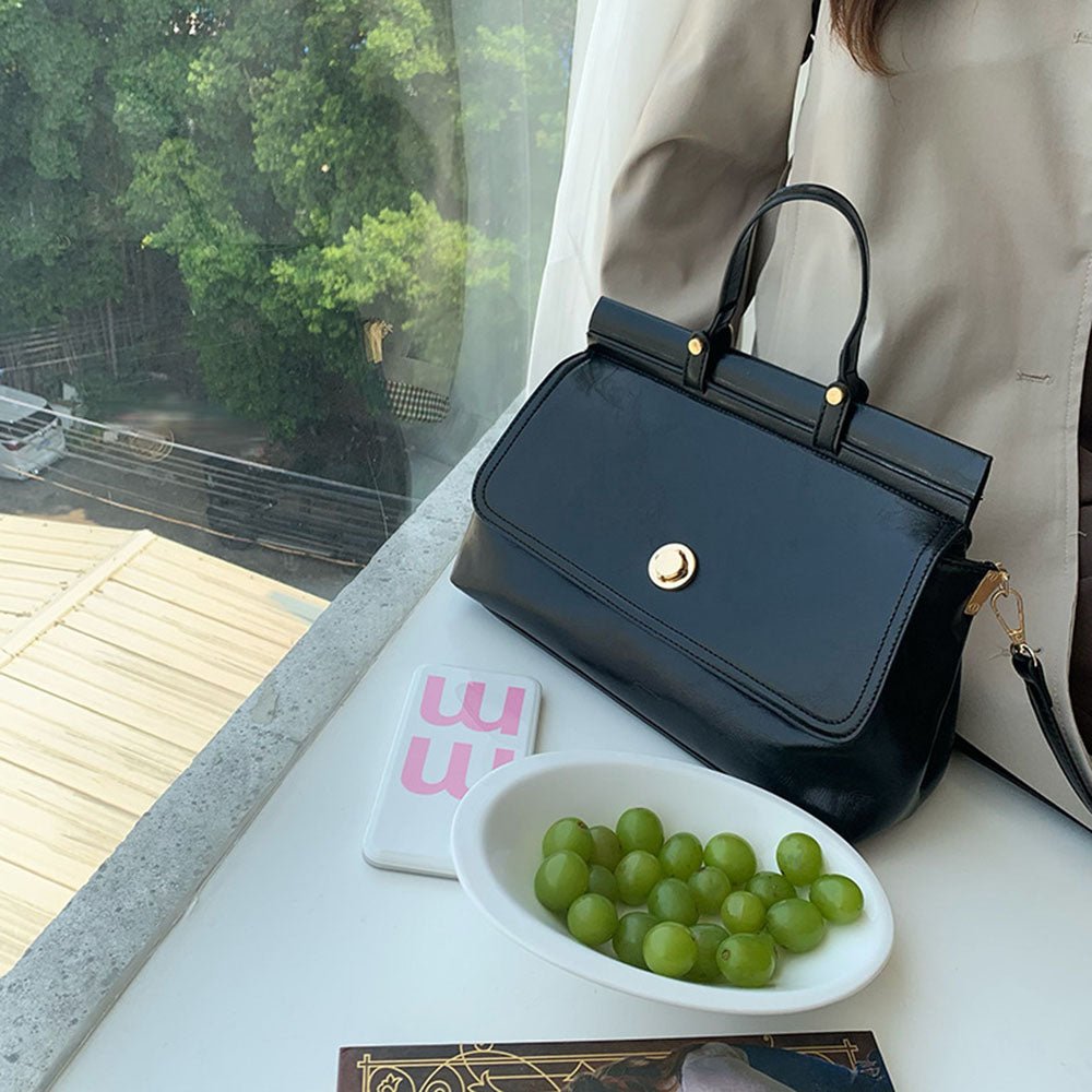 希少高級✨オーストリッチ 2way ショルダーバッグ 金銀金具 豪華2