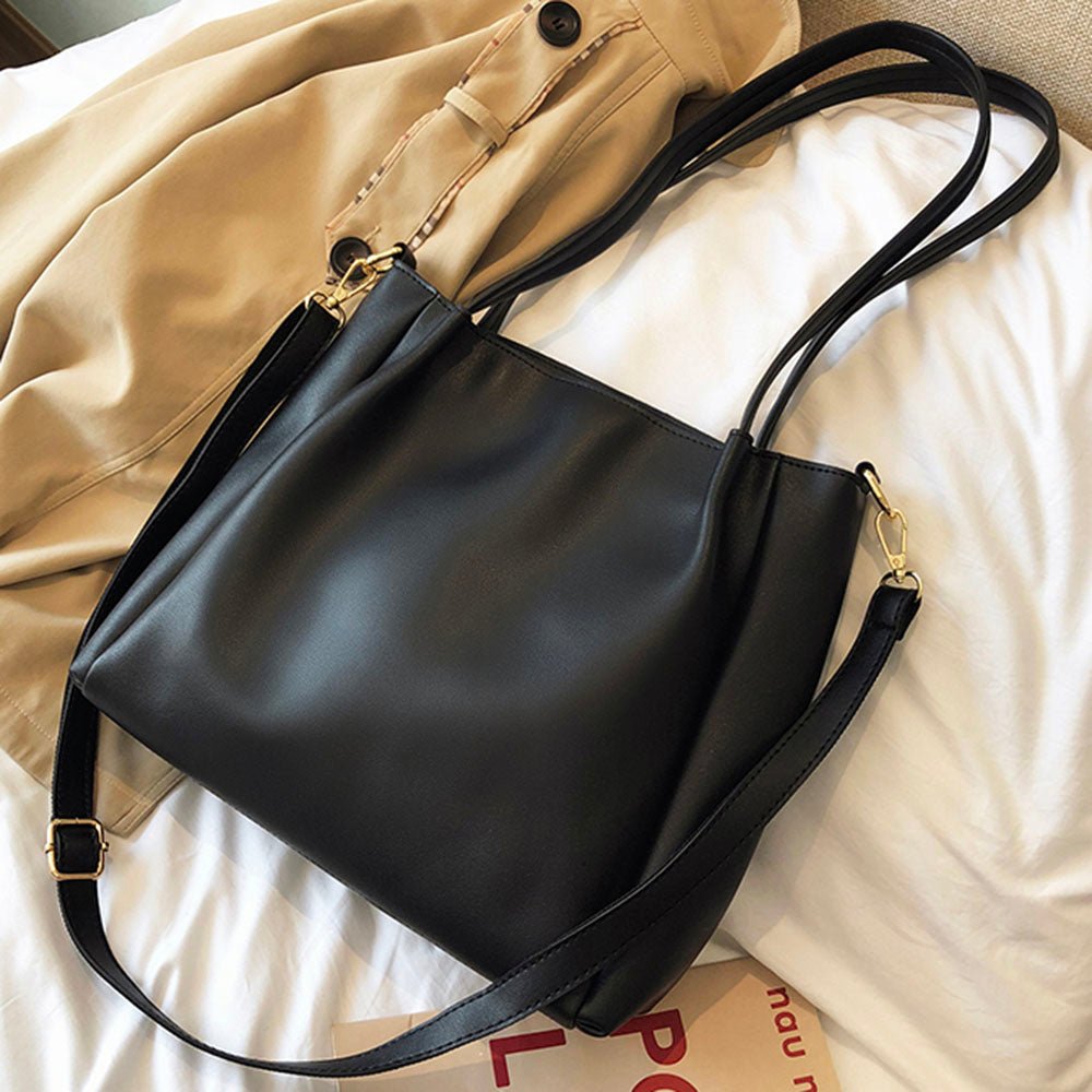 1051 美品   ビジネストートバッグ 2way トートバッグ レディース ショルダーバッグ 薄い レザー 大きめ