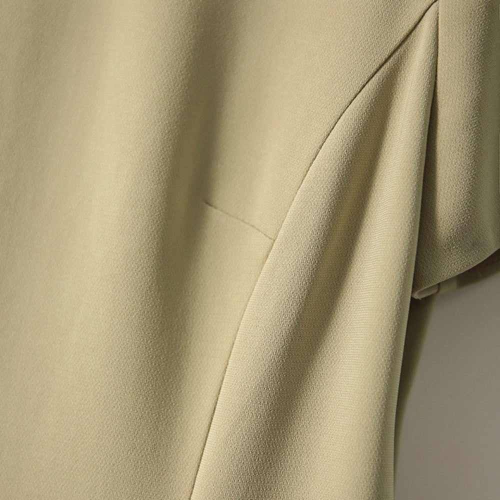 ひざ丈Aラインワンピース｜オフィスカジュアル レディース 通販