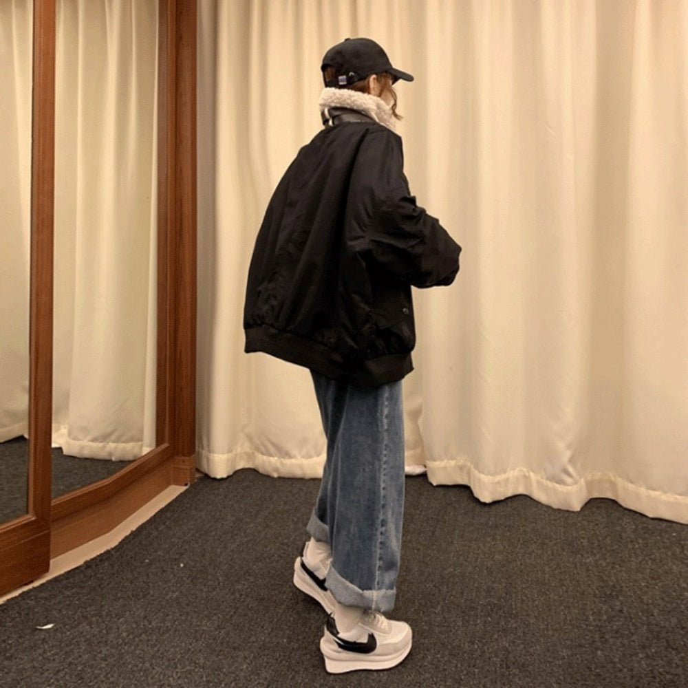 ネックベルトオーバーサイズブルゾン