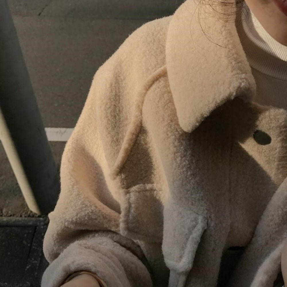 ゆったりシルエットボアジャケット｜オフィスカジュアル レディース 通販【ミレジェネ】