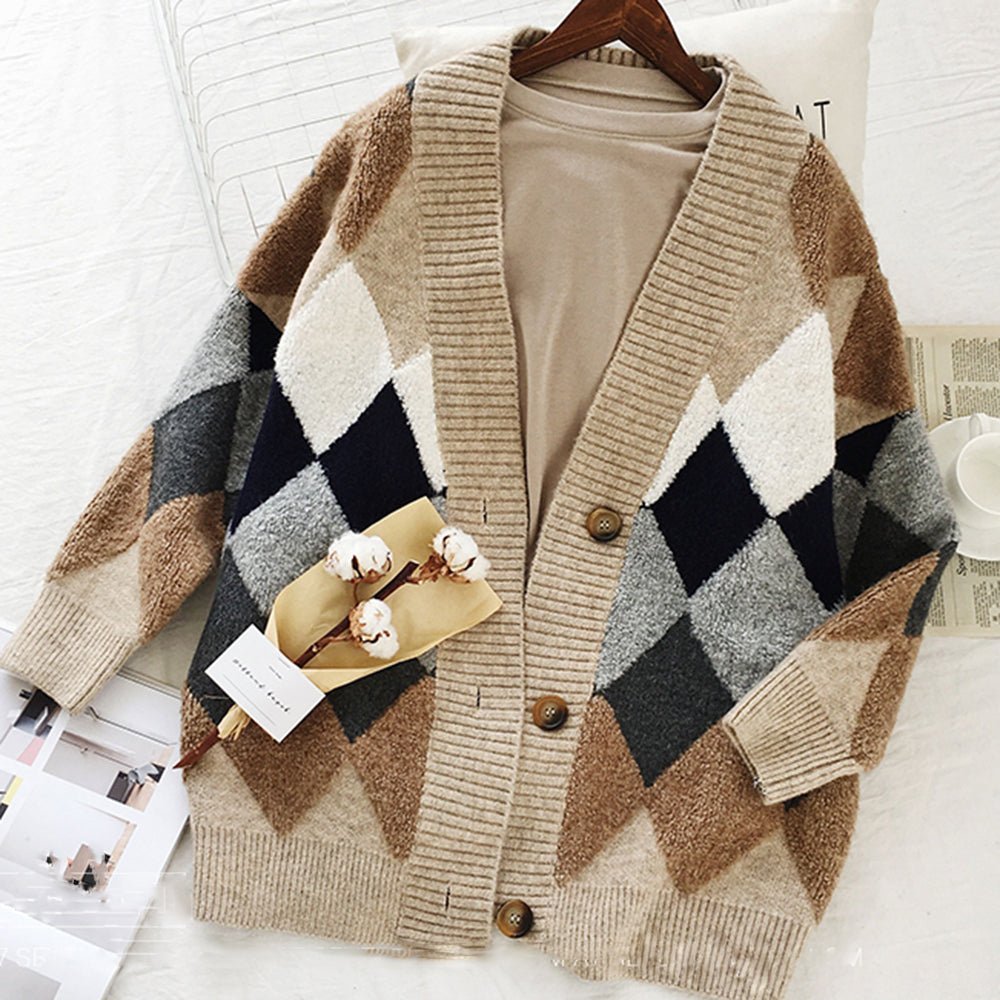 イッセイミヤケ　マルチカラーチェック柄半袖カーディガン　サイズ2 イッセイミヤケ マルチカラーチェック柄半袖カーディガン サイズ