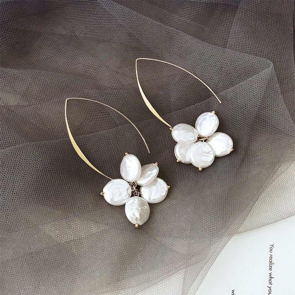 シェルデザインピアス｜オフィスカジュアル レディース 通販【ミレジェネ】