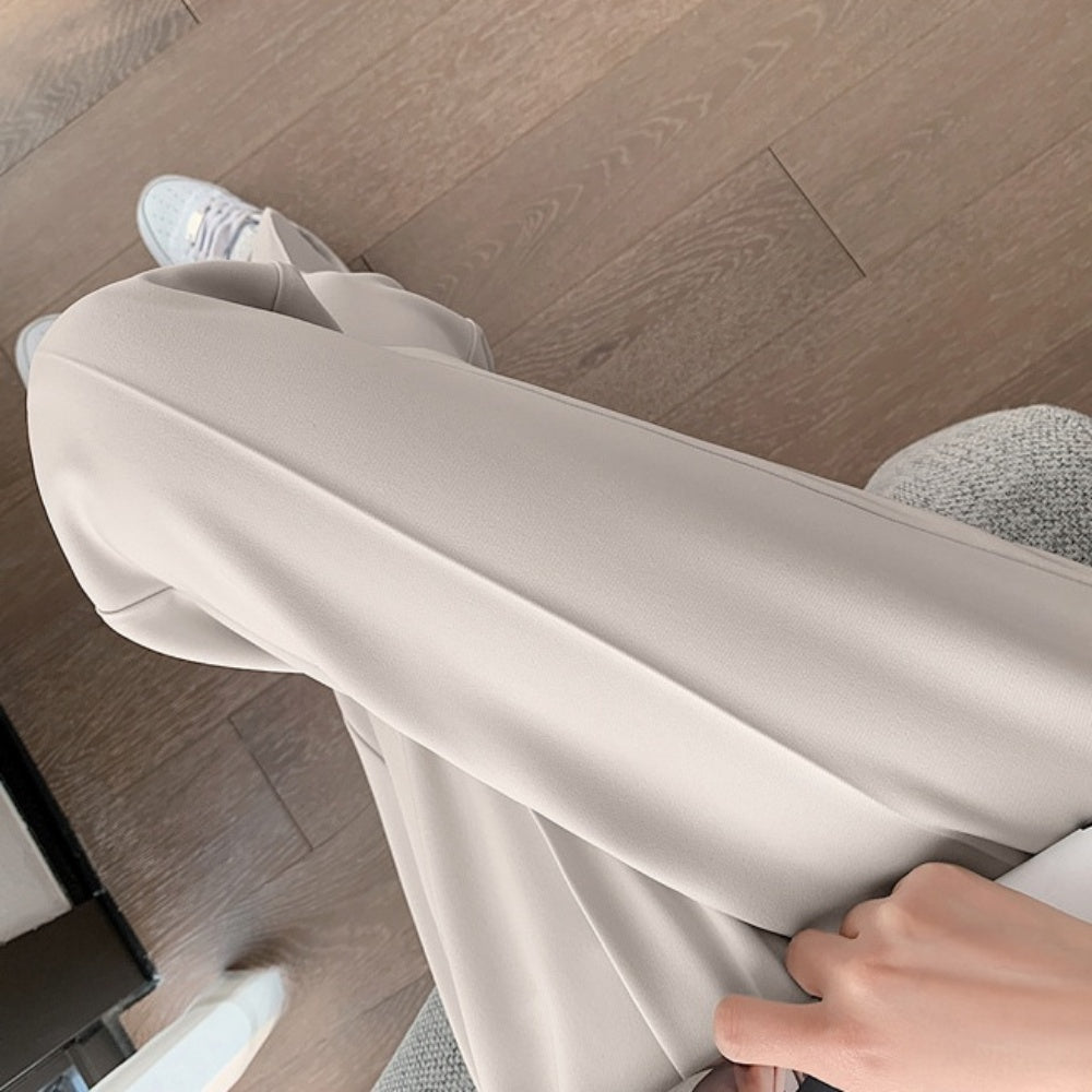 センタープレステーパードパンツ｜オフィスカジュアル レディース 通販【ミレジェネ】