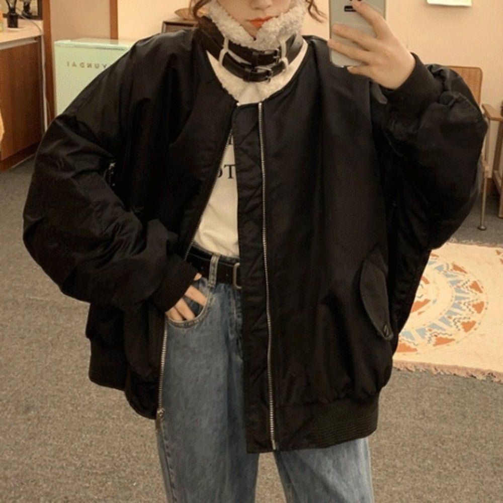 ネックベルトオーバーサイズブルゾン