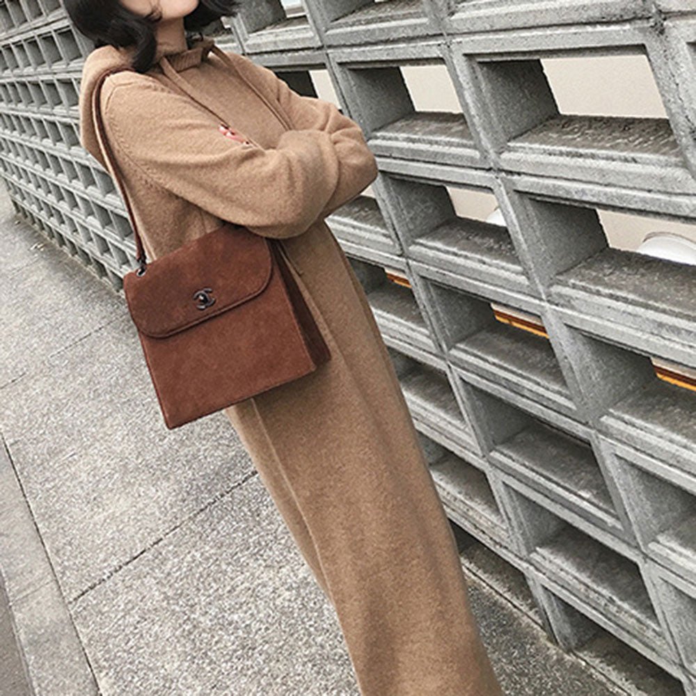 フード付きルーズニットワンピース - Millennial Generation