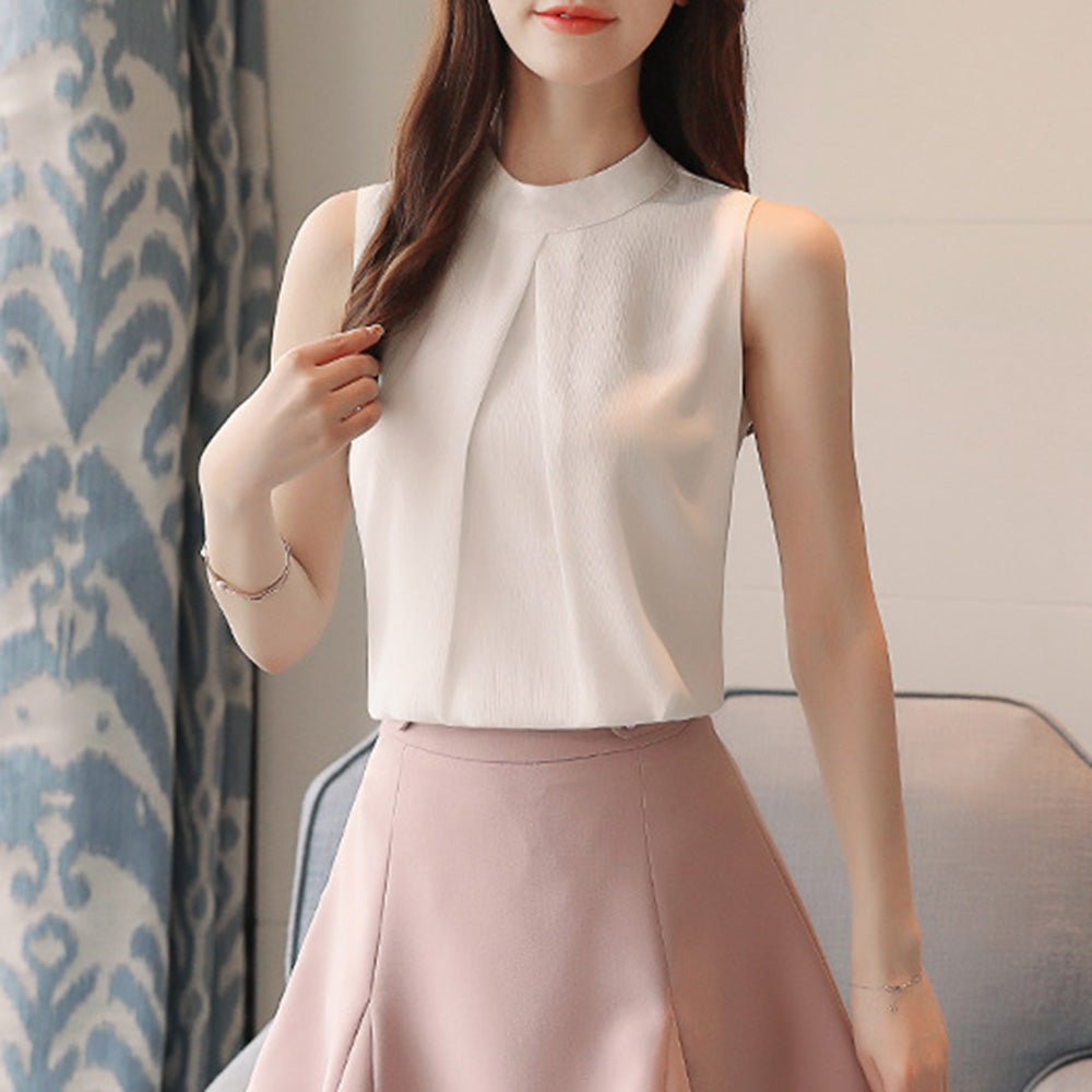 ボトルネックノースリーブトップス｜オフィスカジュアル レディース 通販【ミレジェネ】