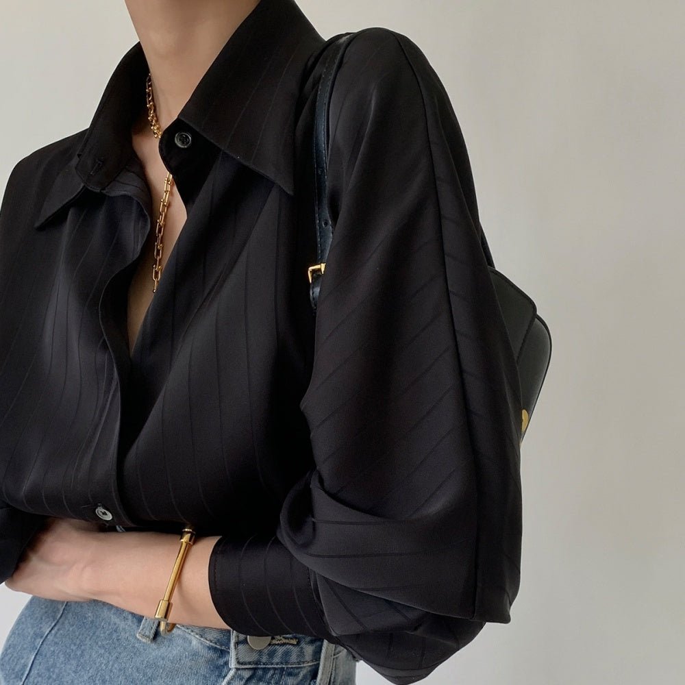 綺麗めロングスリーブシャツ｜オフィスカジュアル レディース 通販【ミレジェネ】