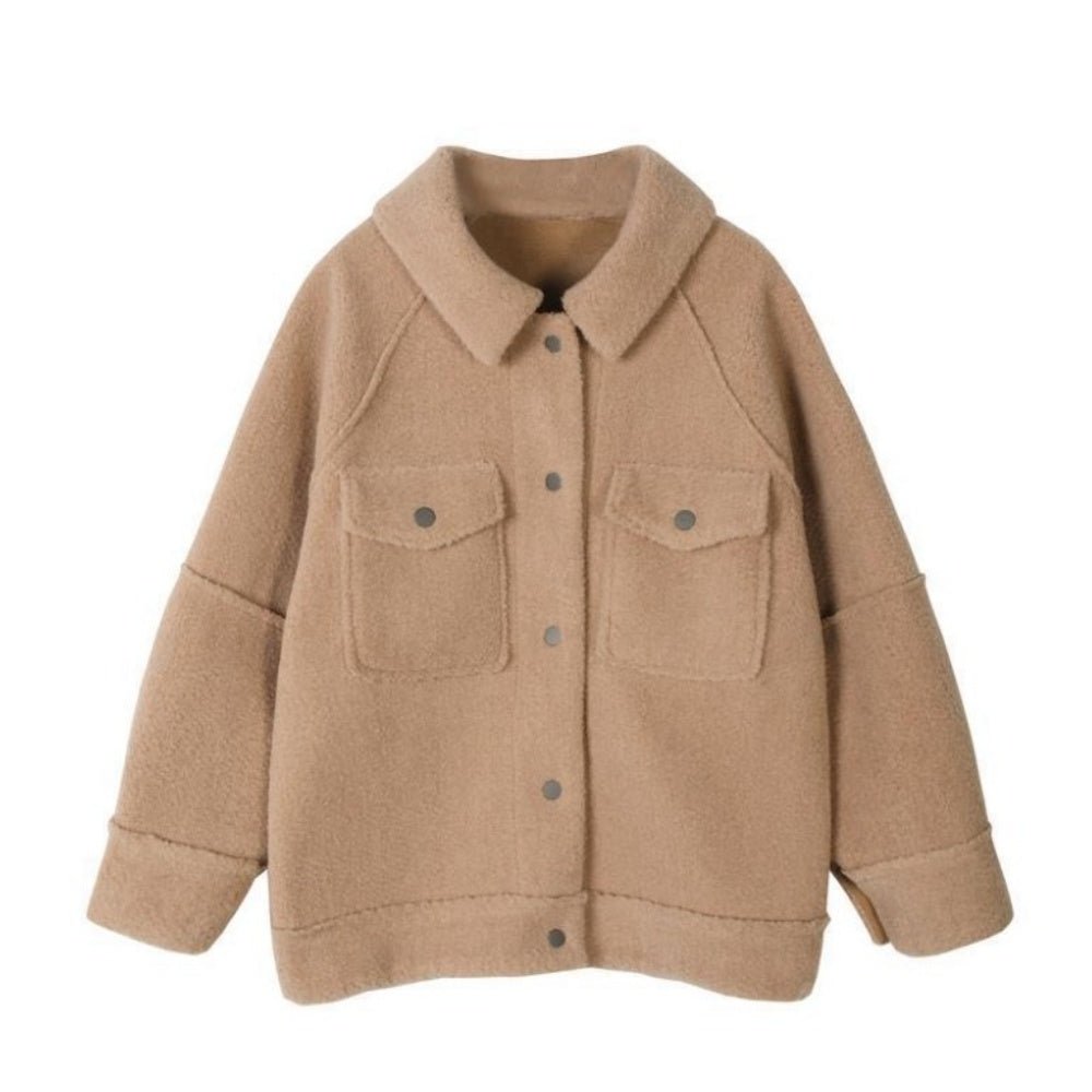 ゆったりシルエットボアジャケット｜オフィスカジュアル レディース 通販【ミレジェネ】