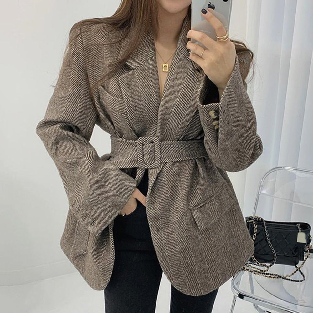 T-JACKET ツイード テーラードジャケット XXL 美品 定番】LOVAT LAVEROCK TWEED ヘリンボンツイードジャケット