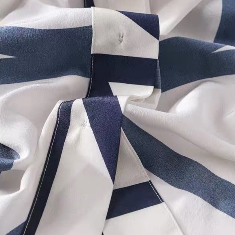 コントラストカラーモダンシャツ