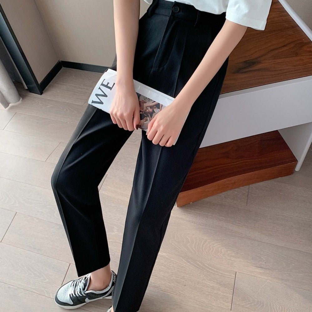 センタープレステーパードパンツ｜オフィスカジュアル レディース 通販【ミレジェネ】