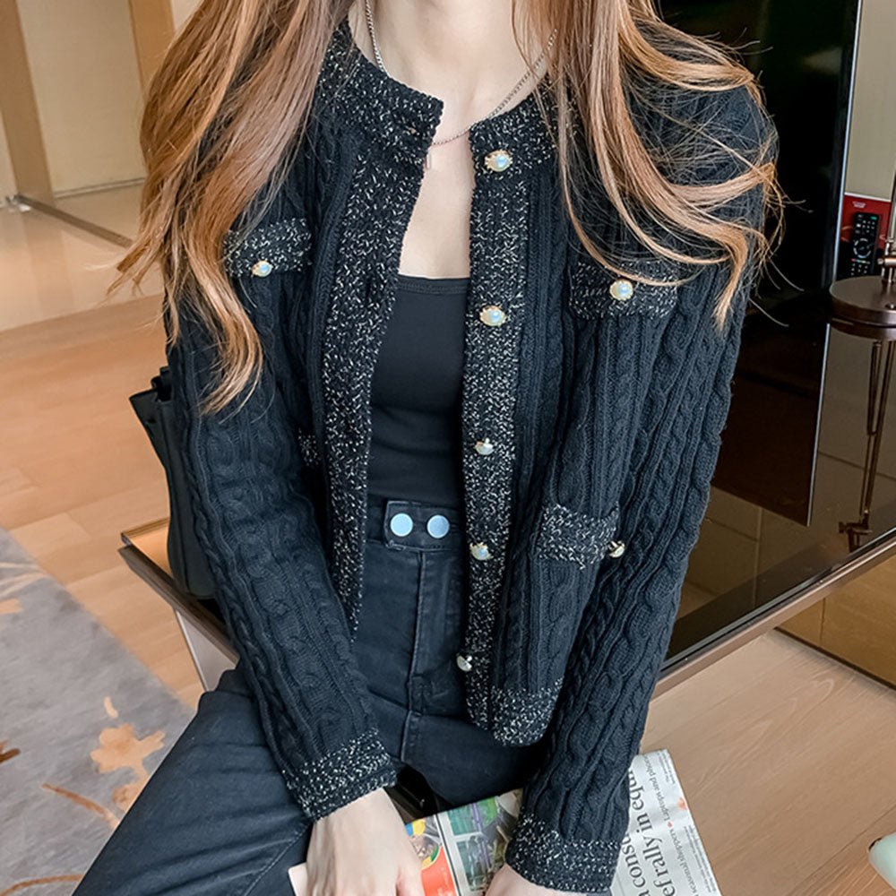 極美品✨Rene パールボタン ニットジャケット 36 グリーン系 長袖 極美品✨Rene パールボタン ニットジャケット 36 グリーン系