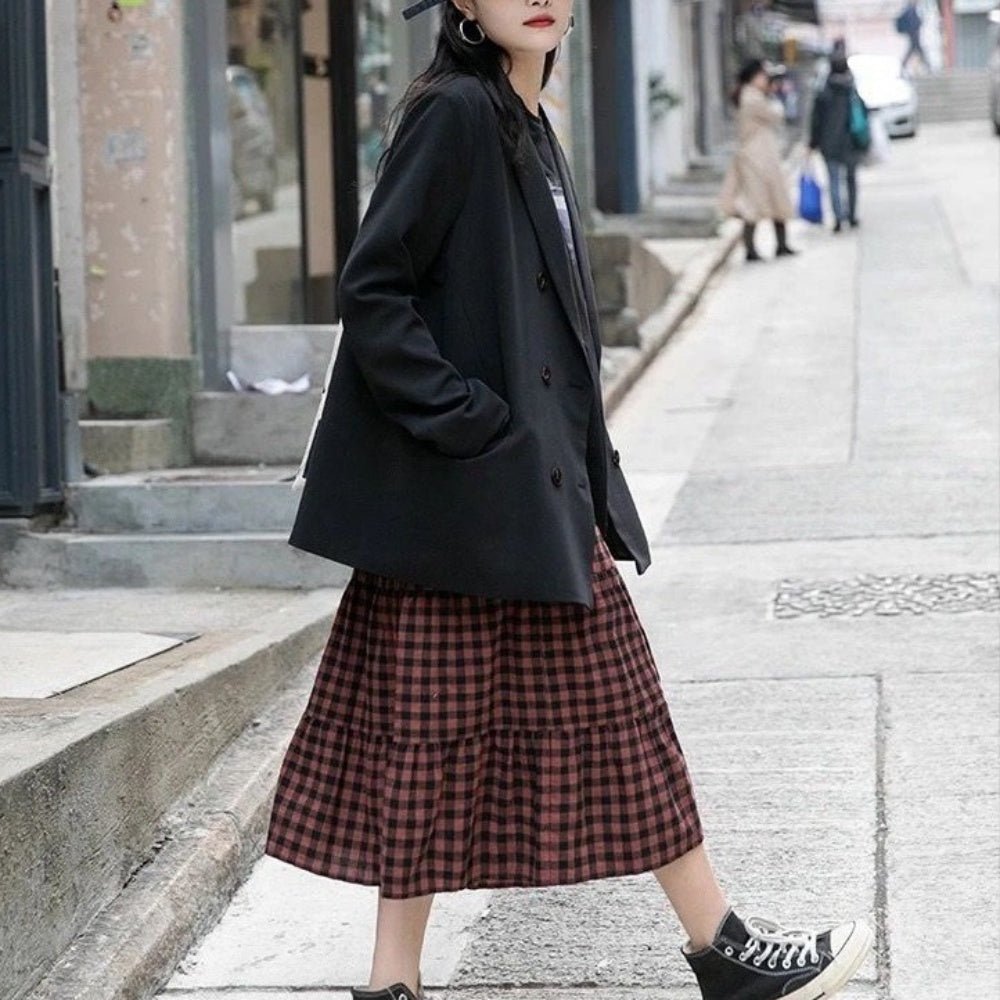 シンプルダブルブレストジャケット｜オフィスカジュアル レディース 通販【ミレジェネ】