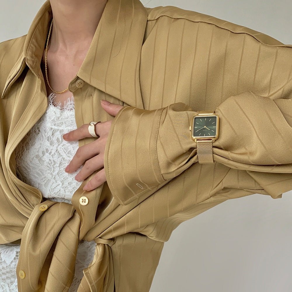 綺麗めロングスリーブシャツ｜オフィスカジュアル レディース 通販【ミレジェネ】