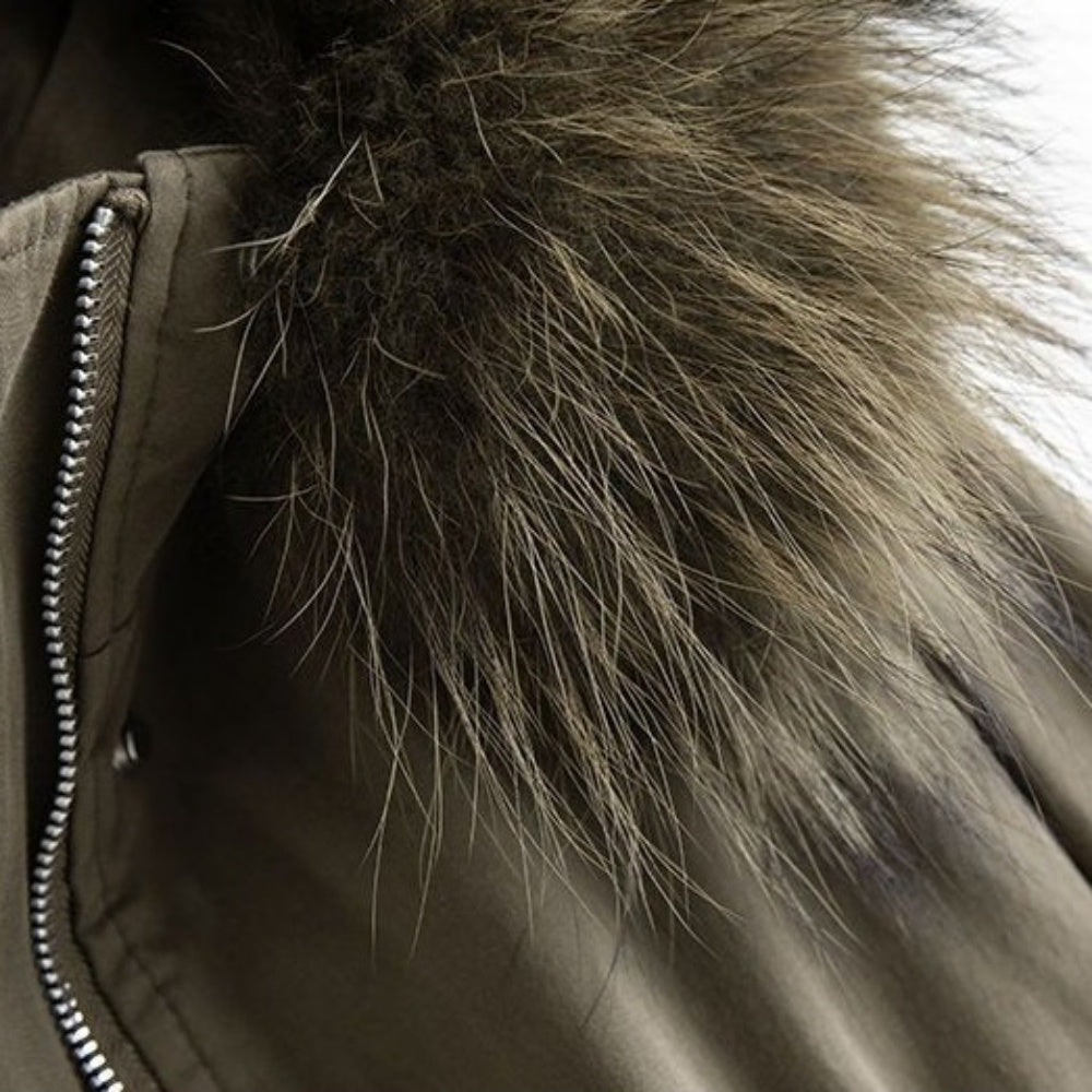 ファー付きモッズコート｜オフィスカジュアル レディース 通販