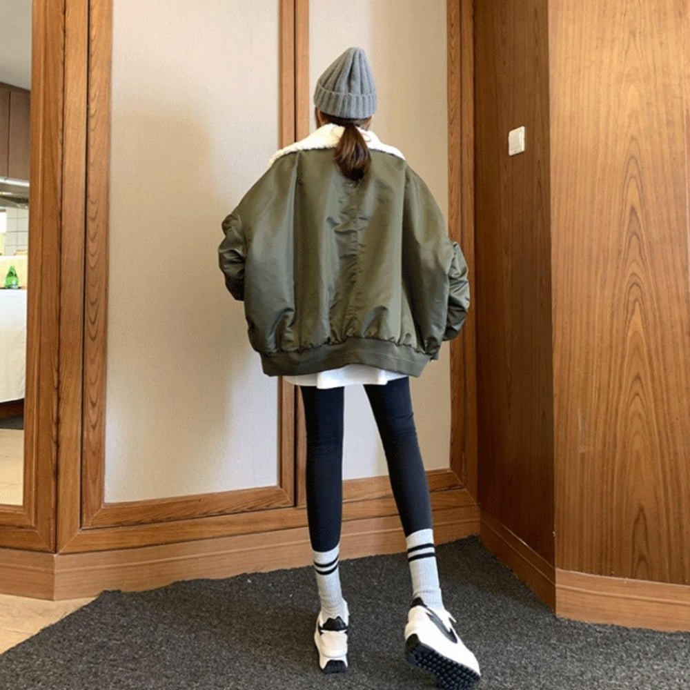 ネックベルトオーバーサイズブルゾン