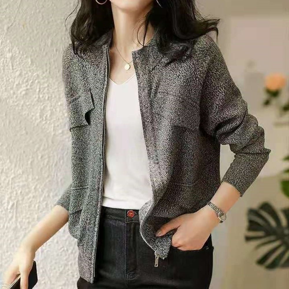 スタンドネックジッパージャケット｜オフィスカジュアル レディース 通販【ミレジェネ】