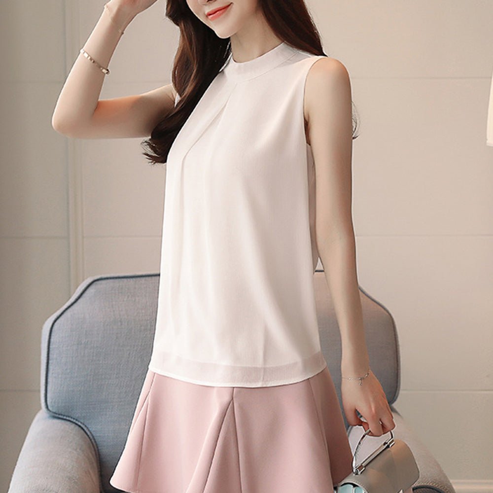 ボトルネックノースリーブトップス｜オフィスカジュアル レディース 通販【ミレジェネ】