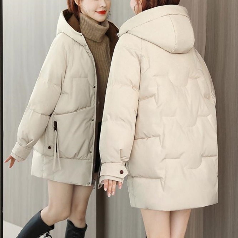 フード付き中綿ダウンジャケット｜オフィスカジュアル レディース 通販