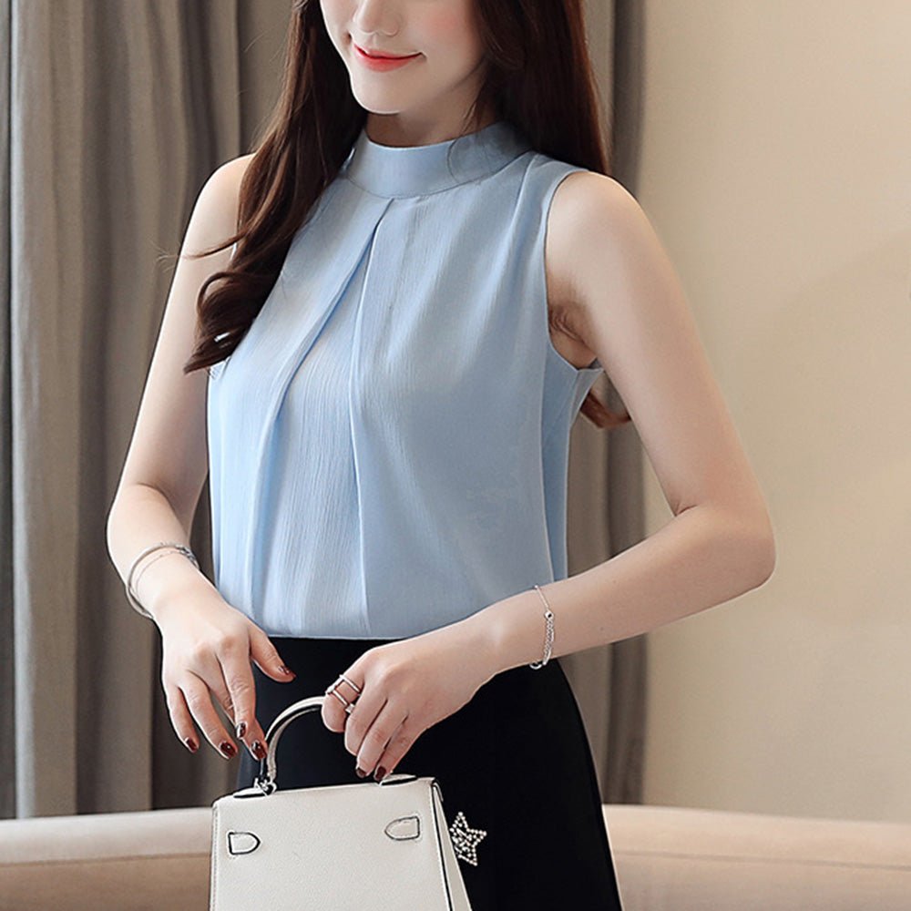 ボトルネックノースリーブトップス｜オフィスカジュアル レディース 通販【ミレジェネ】