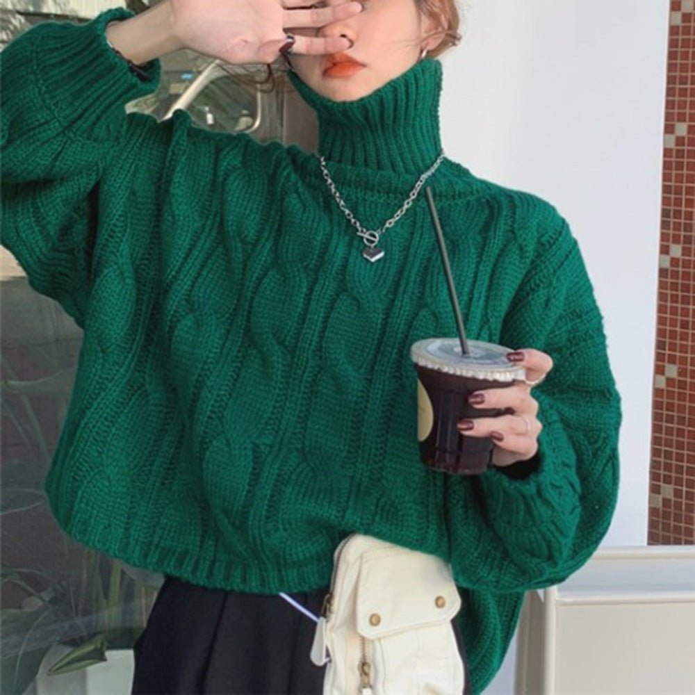 ざっくりタートルネックニット｜オフィスカジュアル レディース 通販