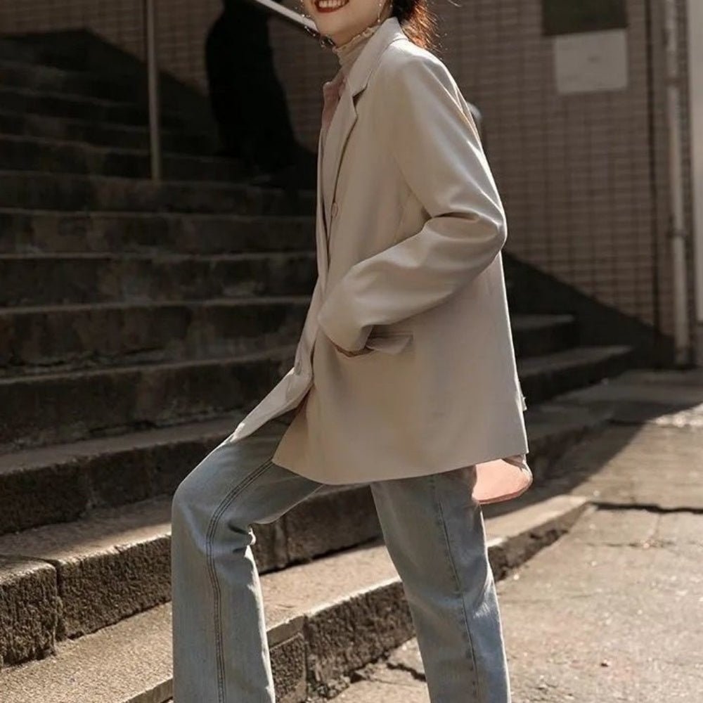 シンプルダブルブレストジャケット｜オフィスカジュアル レディース 通販【ミレジェネ】